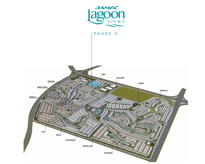 Damac Lagoons View Master Plan