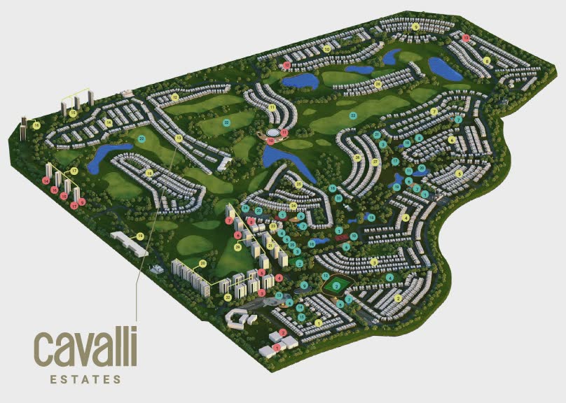 Damac Cavalli Estates masterplan