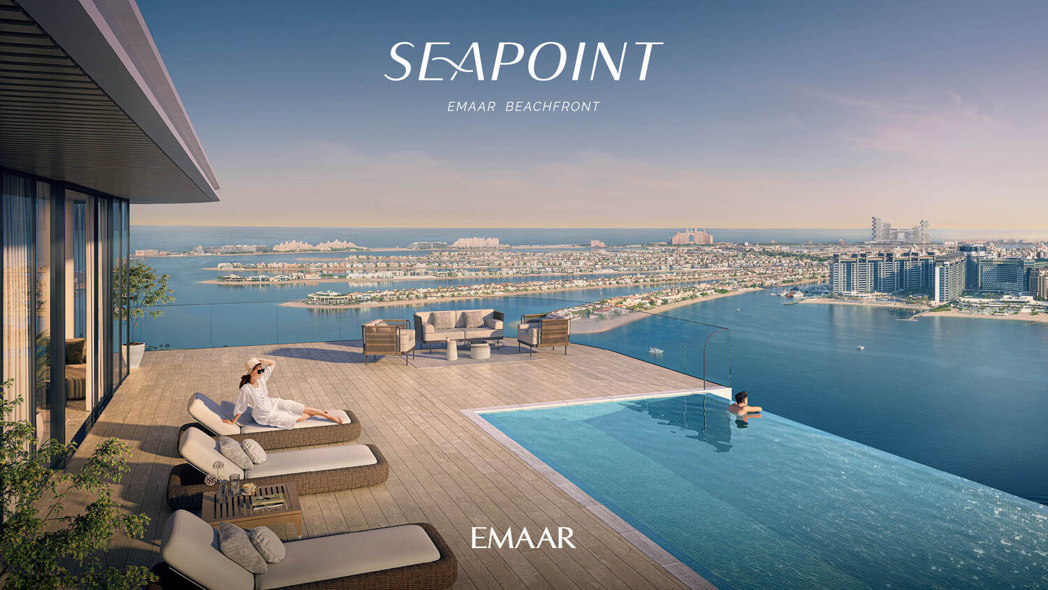 Emaar Seapoint infinity pool