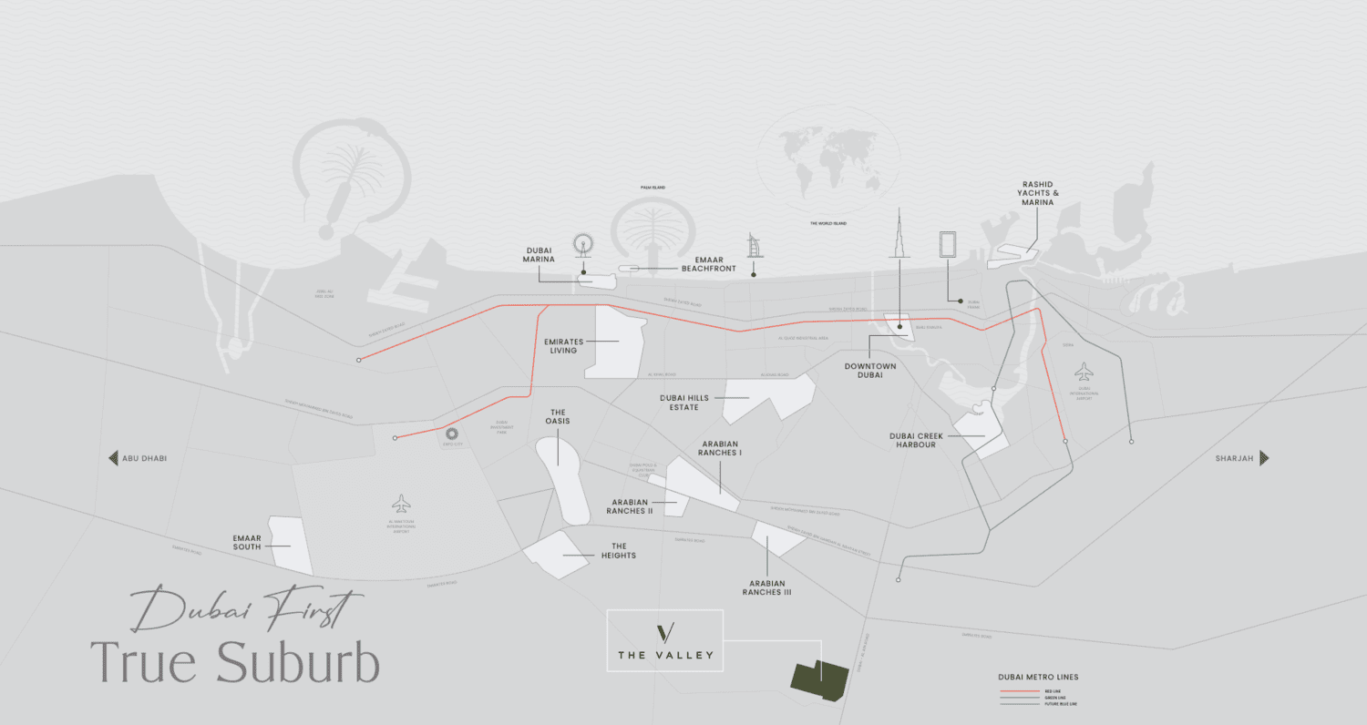 Emaar Velora and Emaar Venera location