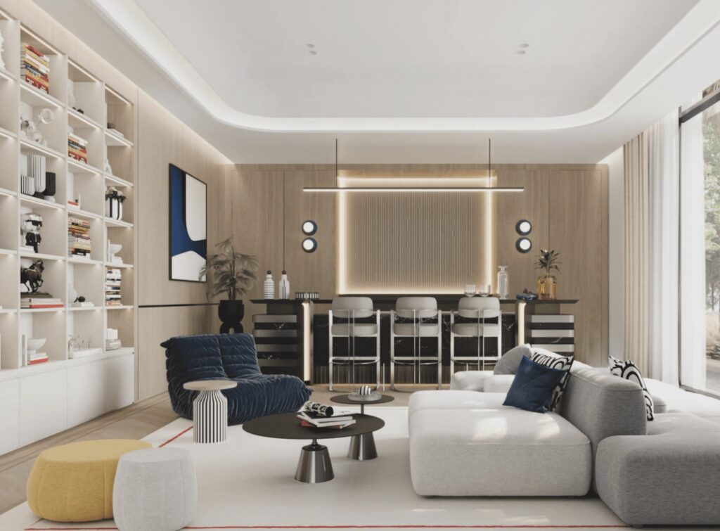 Karl Lagerfeld Villas library