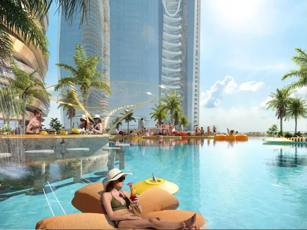 Damac The Sapphire swimming pool