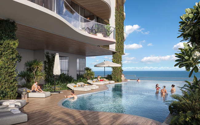 The Pier Residences infinity pool