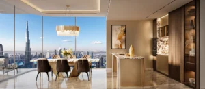 Trump Tower Dubai 3BR Unit Kitchen