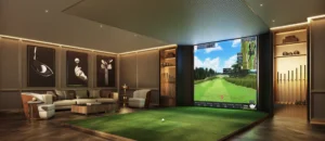 Trump Tower Dubai Golf Simulator Room