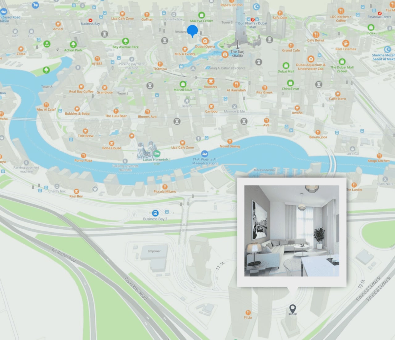 Century Business Bay Location