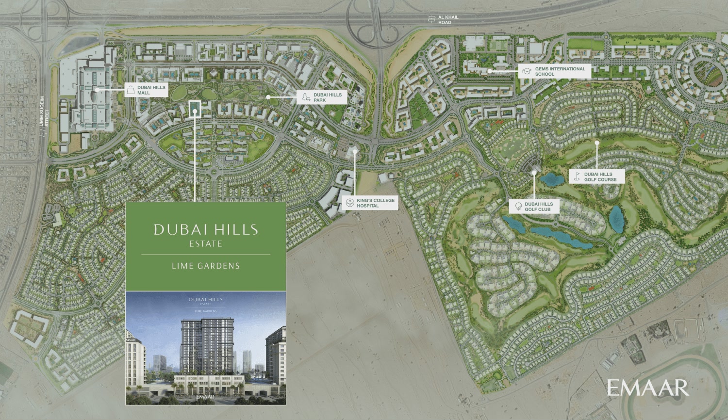 Emaar Lime Gardens Master Plan