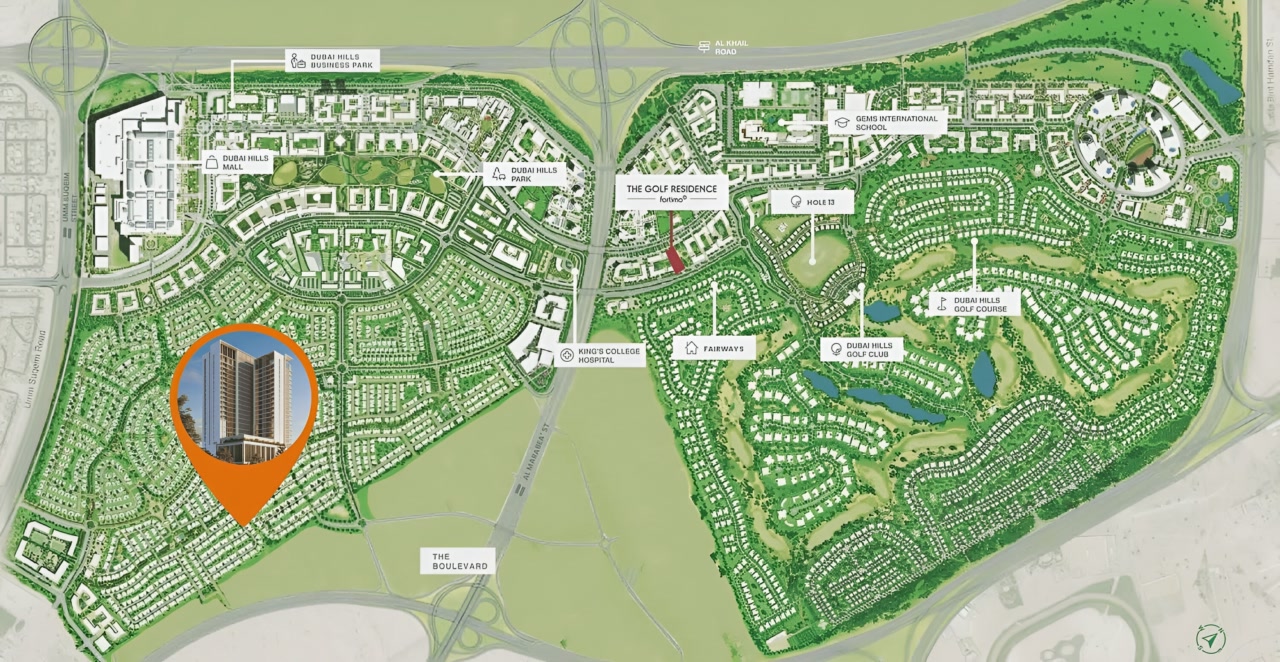 Mallside Residence master plan